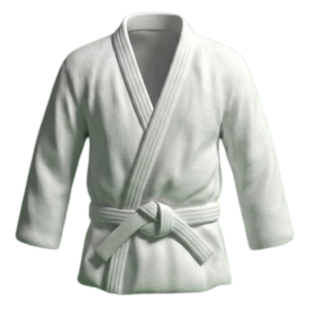 Kimono representando jiu-jitsu